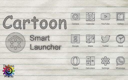 Smart Launcher Theme Cartoon screenshot 9