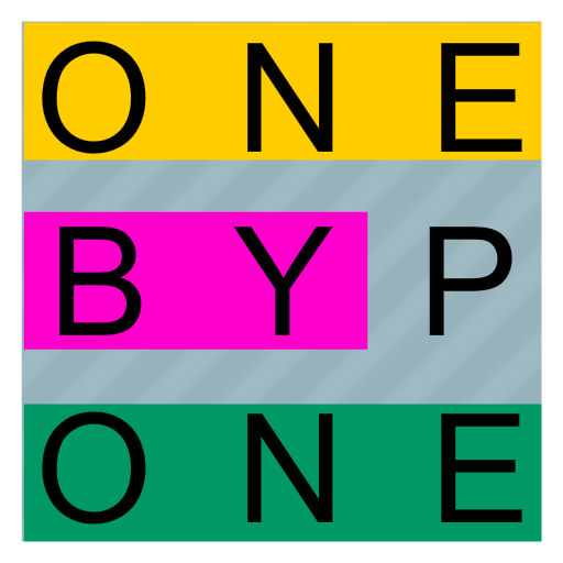 One By One - Free Multilingual Word Search आइकन