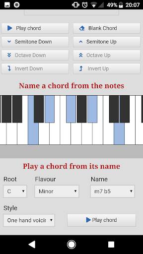 Jazz Piano Chords lite screenshot 2