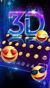 Clavier néon 3D screenshot 3
