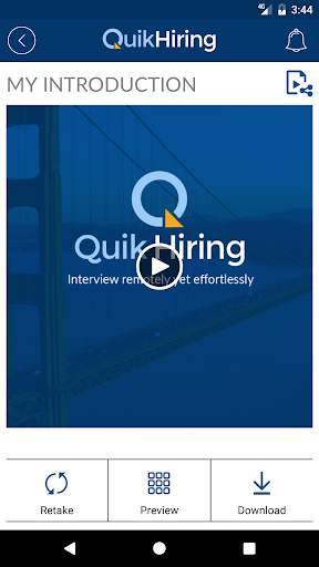 QuikHiring Job Search Video CV скриншот 2