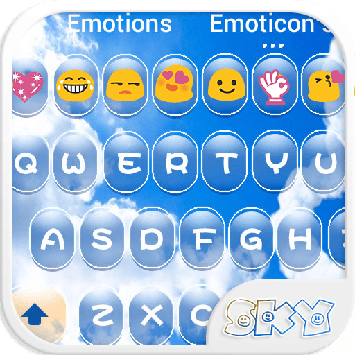 Sky Love Emoji Keyboard Theme icon