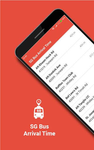SG Bus Arrival Time : Singapore Bus Transport screenshot 1
