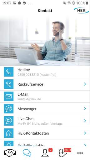 HEK Service-App 2 تصوير الشاشة
