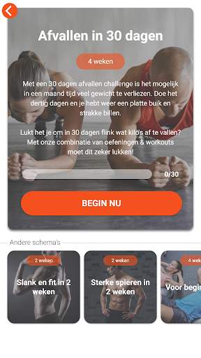 Full body workout trainingsschema screenshot 4