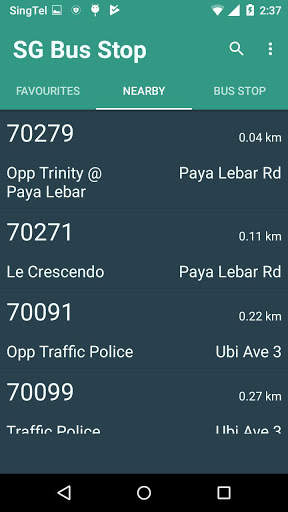 SG Bus Stop screenshot 1