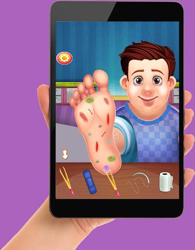 Little Doctor Game 2 (Foot care) screenshot 11