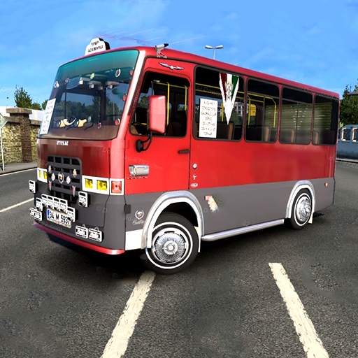 MINIBUS DOLMUS BUS BEACH CITY DRIVING SIMULATOR 1.13
