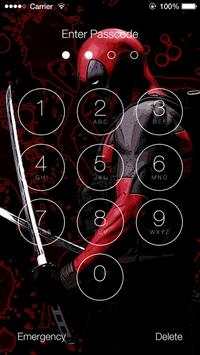 Deadpool Lock Screen HD screenshot 2