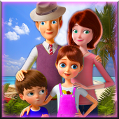 Virtual Happy Family Simulator 3D icon