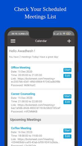 Bolomeet screenshot 2