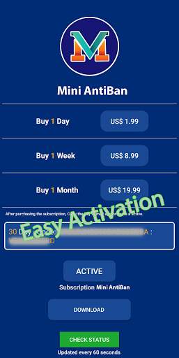 Mini AntiBan C1S1 स्क्रीनशॉट 1
