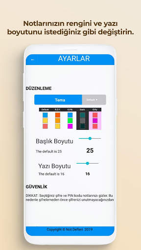 Not Defteri Şifreli screenshot 6