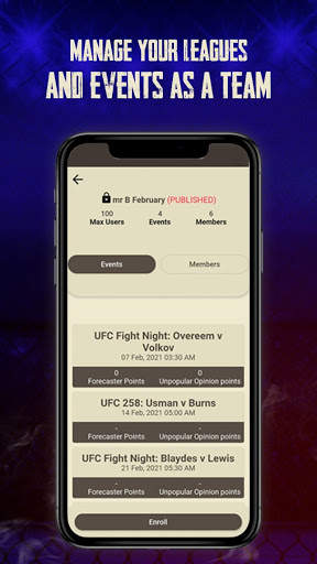 Fight Forecaster MMA screenshot 2