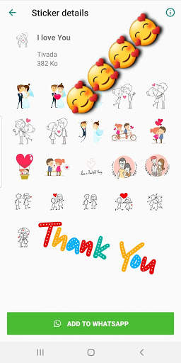 Thank You Stickers for WhatsApp WAStickerApps screenshot 2