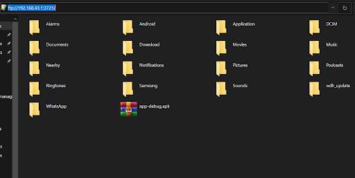 WIFI FTP Server screenshot 3
