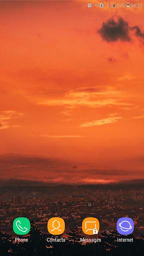 Orange Color Wallpaper 4 تصوير الشاشة