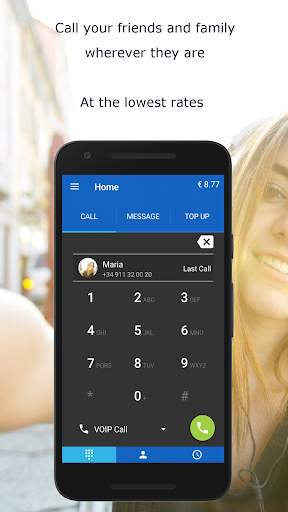 MobileVOIP cheap calls screenshot 1