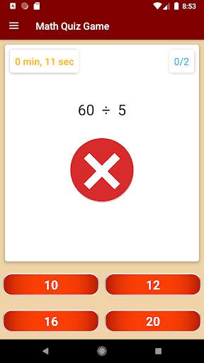 Math Quiz Game (Calculation) screenshot 8