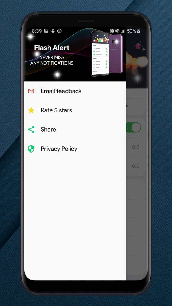 Flash alert for all notification - Sms alert flash screenshot 5