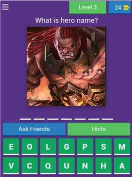 Mobile Legends Heroes Quiz screenshot 15