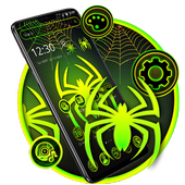 Green Neon Black Spider Theme 🕷️ icon
