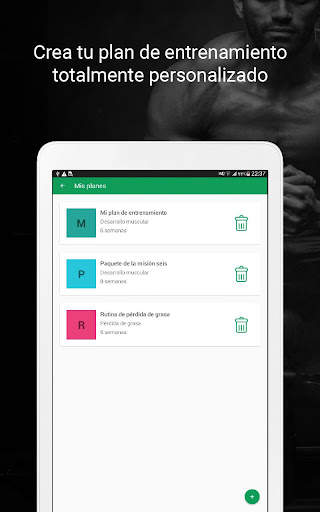 Fitvate - Entrenamiento en Gym screenshot 24