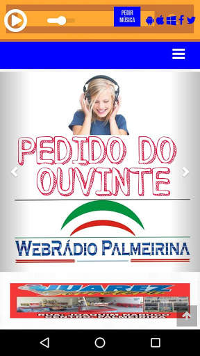 WRP - Web Rádio Palmeirina - PE screenshot 1