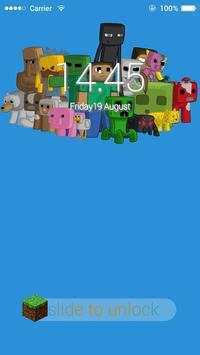 Applock Thmem Minecraft Game screenshot 3
