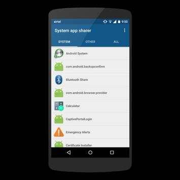 System App Sharer 1 تصوير الشاشة