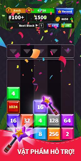 Drop Numbers: Hợp Nhất Các Số screenshot 3