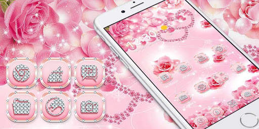 Pink Rose Diamond Theme screenshot 6