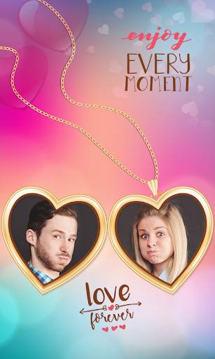 Couple Locket Photo Frames 6 تصوير الشاشة