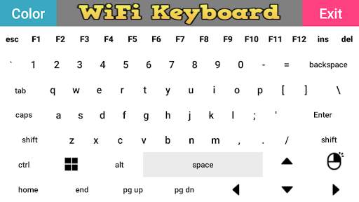 WiFi Keyboard - Wireless keyboard & Mouse for PC screenshot 2