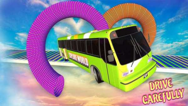 Bus Simulator Impossible Driving Flying Stunt screenshot 4