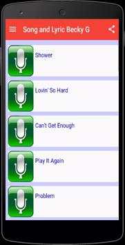 Song & Lyric Becky G screenshot 1
