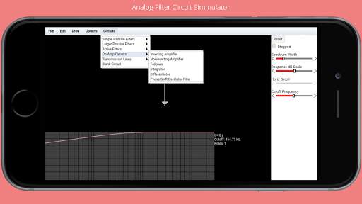 Analog Filter Circuit Simmulator screenshot 8