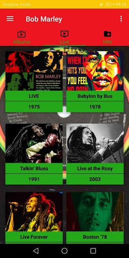 Bob Marley 's All Songs HD Videos screenshot 3