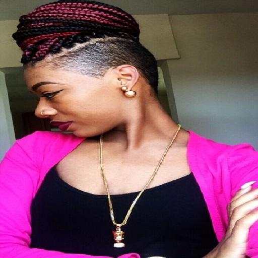 Box Braid Undercut Hairstyles. स्क्रीनशॉट 11