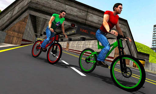 Rooftop Bicycle Stunt Rider 3D screenshot 7