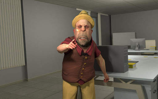 Virtual Office Goosebumps Angry Boss 3D स्क्रीनशॉट 3