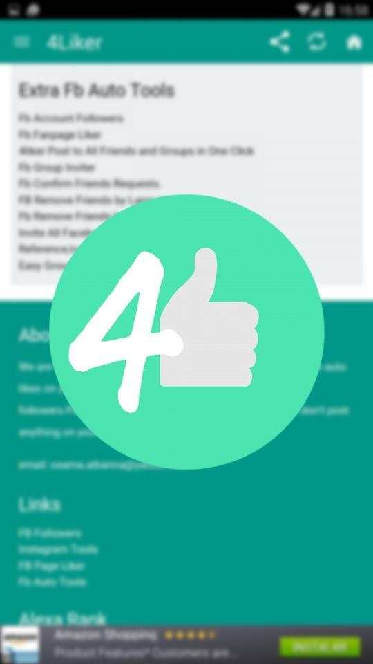 New 4liker App 2018 screenshot 1