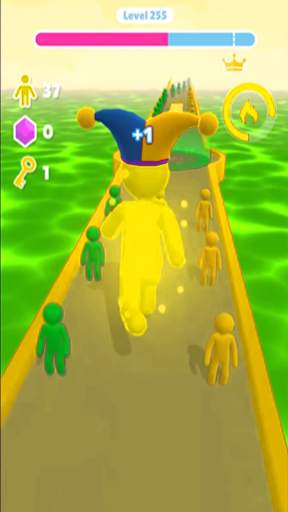 Join Color Rush Run Race Games-Giant Clash 3D screenshot 2