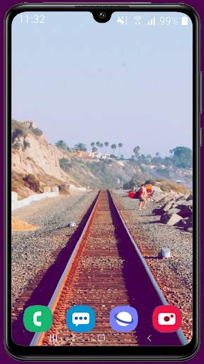 Awesome Railroad Wallpaper HD screenshot 3