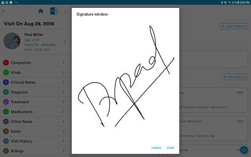 Dr. Pad - Mobile EMR for Dr. screenshot 14