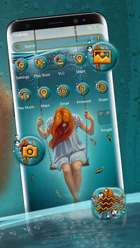 Lonely Girl Launcher Theme screenshot 4