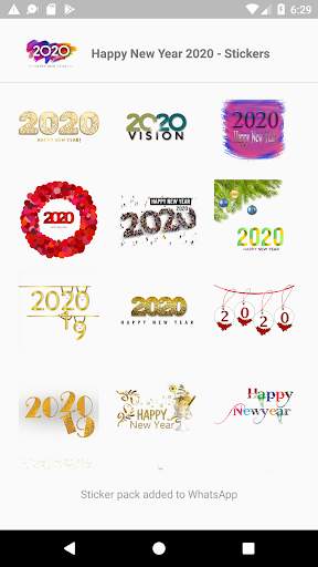 WASticker Apps - Happy New Year 2020 screenshot 1