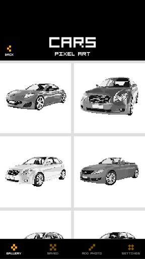 Cars Game Pixel Art - Color by Numbers Car Games स्क्रीनशॉट 8