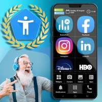Oldery: Big Launcher App on 9Apps