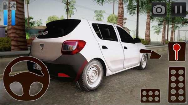 Car Driving Simulator Dacia screenshot 2